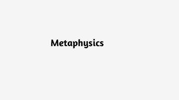 Metaphysics Meaning | Definition Metaphysics