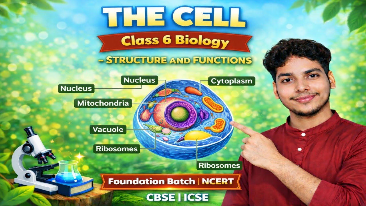 The Cell: Structure & Function 🧬 | Part 2 | Uni. & Multi. Cellular Cells...|  Biology | Foundation