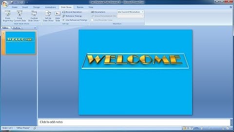 PowerPoint Training | How to Create a Brass Effect Word Art 3D Text in PowerPoint