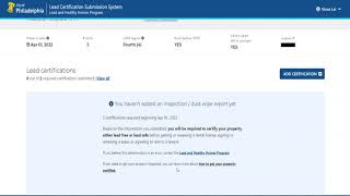 How to Upload Lead Testing Result to Phila Lead and Healthy Homes