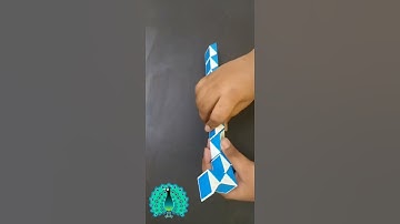 snake cube peacock#shorts