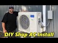 Mr Cool DIY Shop AC Install