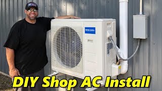 Mr Cool DIY Shop AC Install