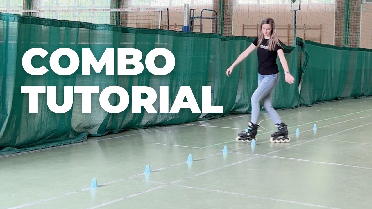 Дайте мне 8 минут, и я научу вас комбинации для фристайл-слалома | Роликовые коньки