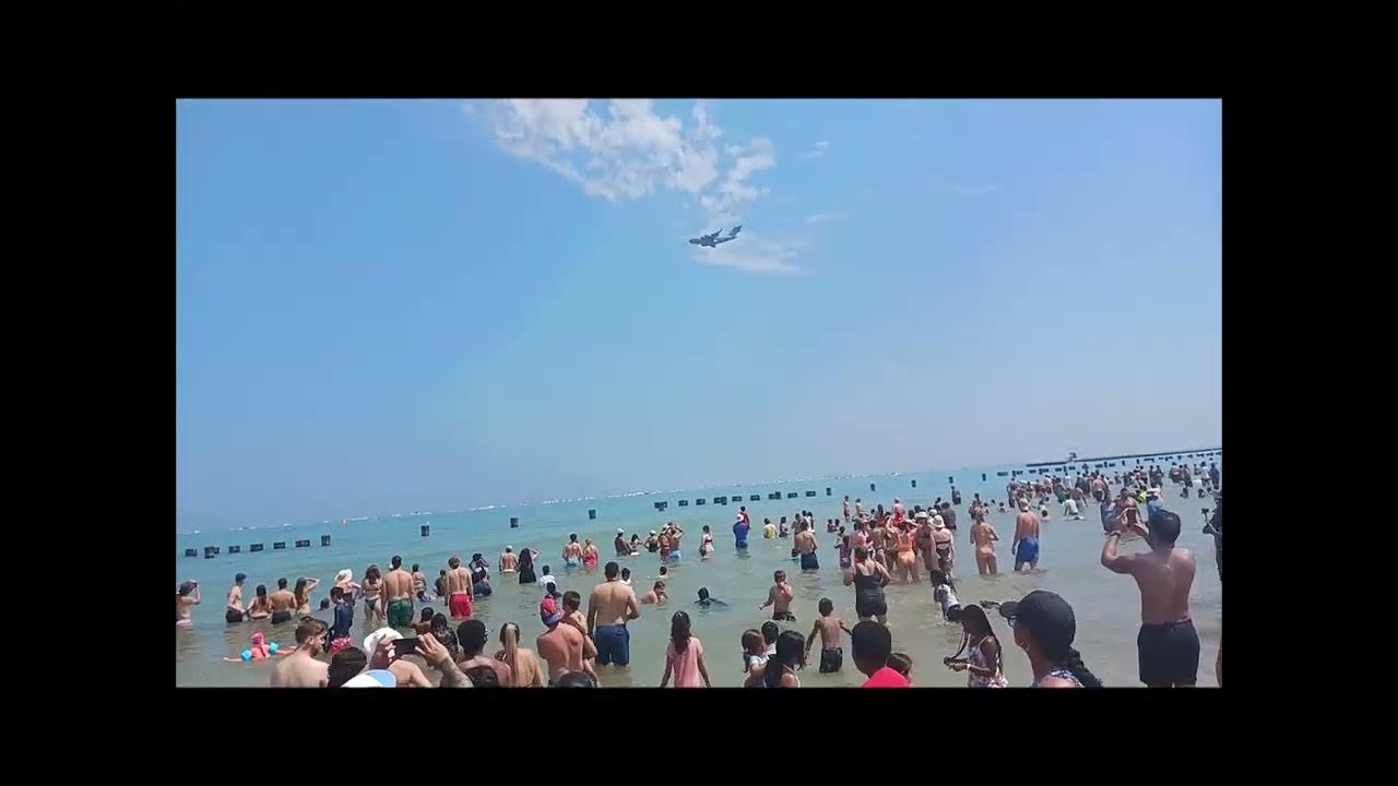 show de aviones chicago 2023 YouTube