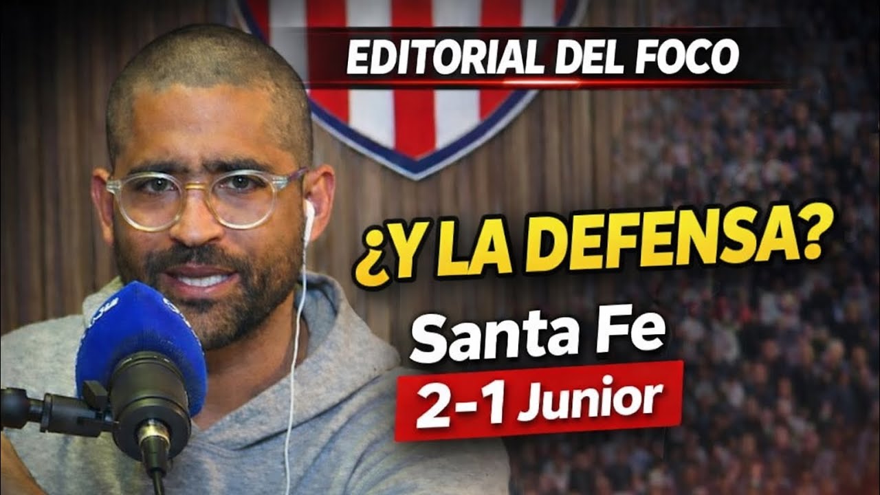 🚨 SANTA FE 2-1 JUNIOR: OTRA VEZ LA PELOTA QUIETA LO CONDENA EN EL CAMPÍN | FECHA 8 LIGA BETPLAY