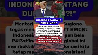 INDONESIA GEGERKAN BRICS! TEGAS BELA P4L3ST1N4!
