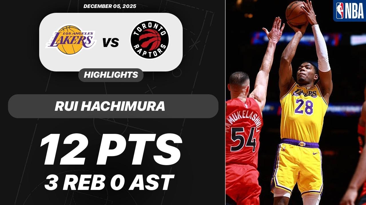 Rui Hachimura vs Toronto Raptors | 12 PTS 3 REB 0 AST 1 STL | NBA 12-05-2025 Highlights