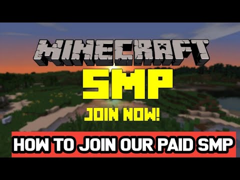 New Paid SMP | How to Join, Register and  Login in Paid smp | Java and Bedrock