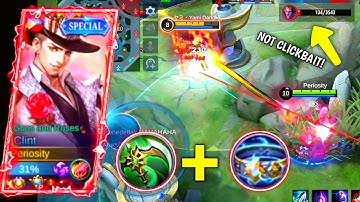 CLINT SUPER SLOW HACK BUILD!🤯🔥 SHOCKING ENDING😱 MUST WATCH✓ | MLBB