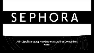 AI in Digital Marketing: How Sephora Outshines Competitors