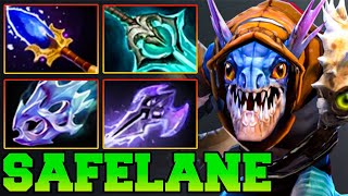 4000+ Match Slark Dota 2 Safelane Carry Meta Pro Gameplay Build Guide 7.35