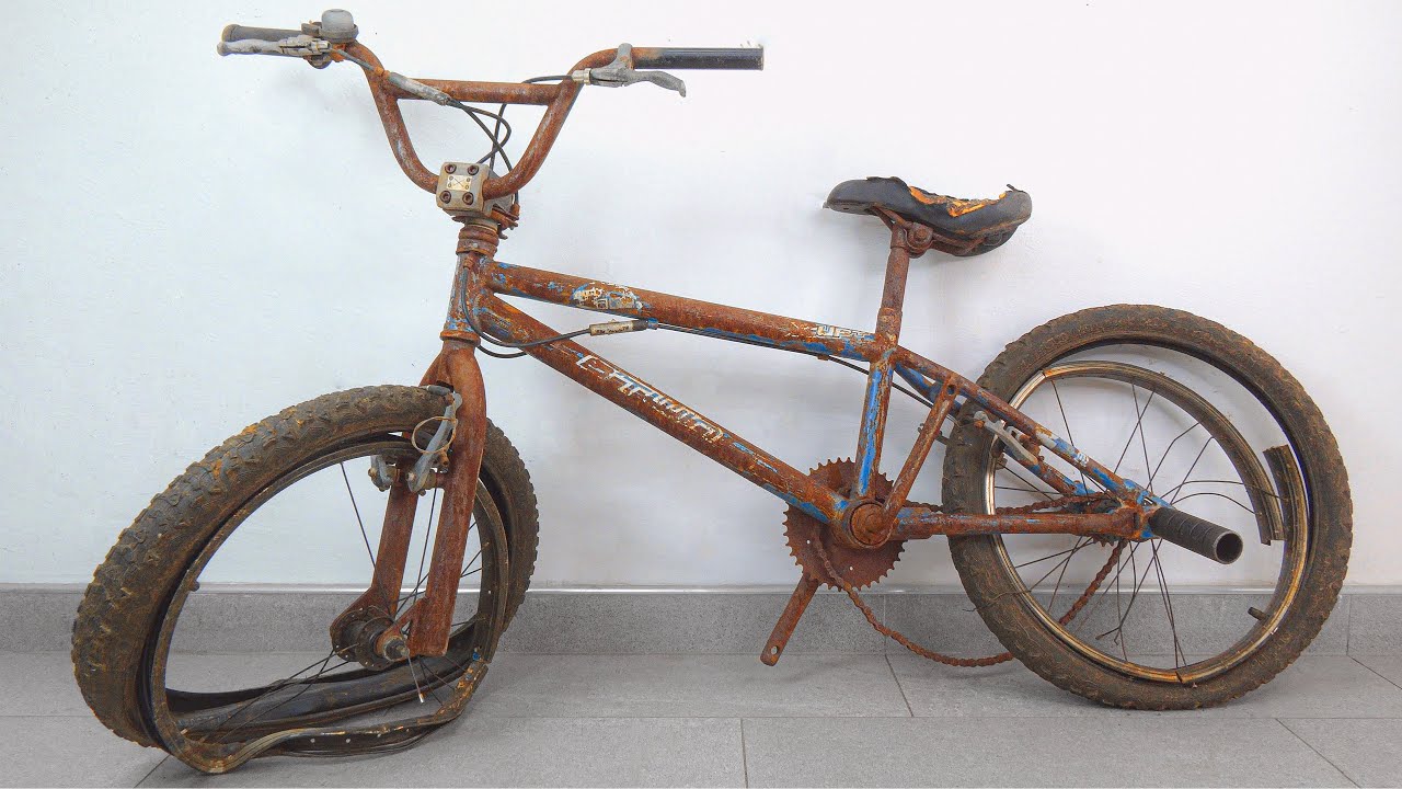 Восстановление велосипеда BMX - полный процесс