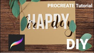 iPad Lettering For Beginners - Procreate Tutorial