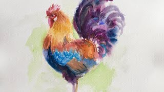 How to draw a cock /Как нарисовать петуха