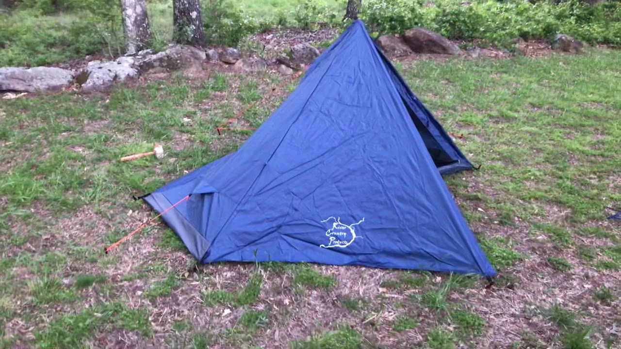 River Country Products Trekking Pole Tent Review YouTube