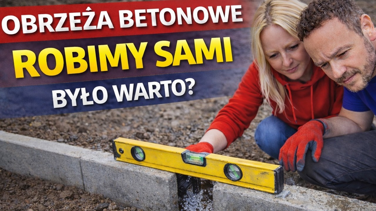 Zrobiliśmy obrzeża betonowe wokół domu. Czy było warto robić to samemu?