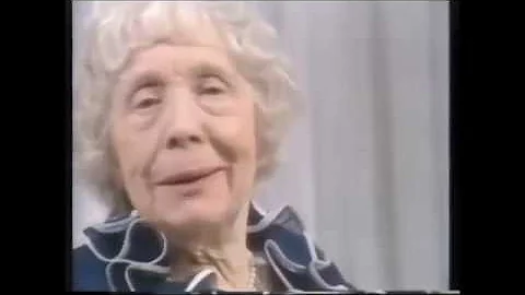 DAME EDITH EVANS 1970s British tv interview