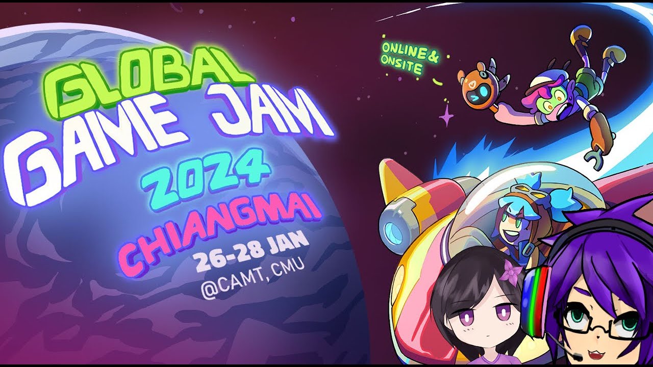 🔴เล่นเกมใน Global Game Jam Chiang Mai 2024 #mongonlive [ft ...