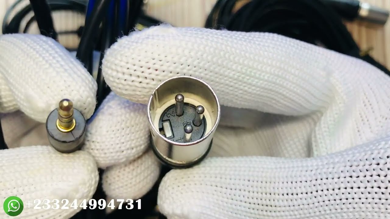 Durable 3.5mm Jack to Male/Female Boom Mic, Shotgun Cables