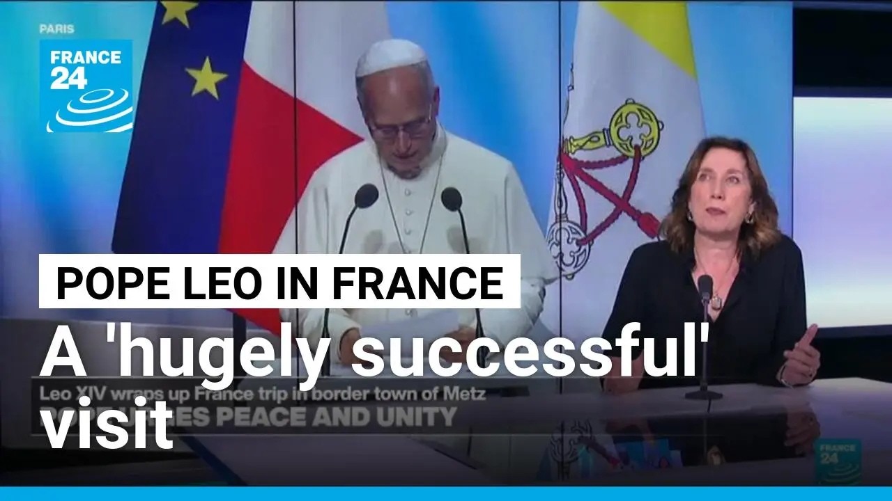 Pope wraps up 'hugely successful' France visit with Metz speech • FRANCE 24 English