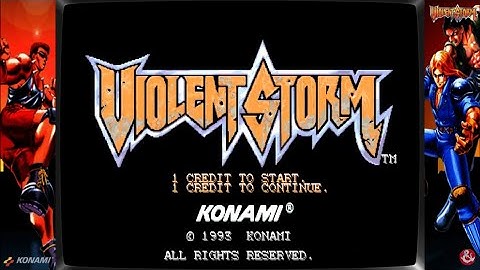Violent Storm (3 Players) 1CC Arcade Konami - Dark_Ryu (Recreativos Online)