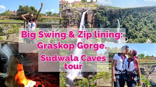Big Swing & Zip lining in Graskop Gorge| Sudwala Caves| Travel Guide| Mojabeng Ndebele