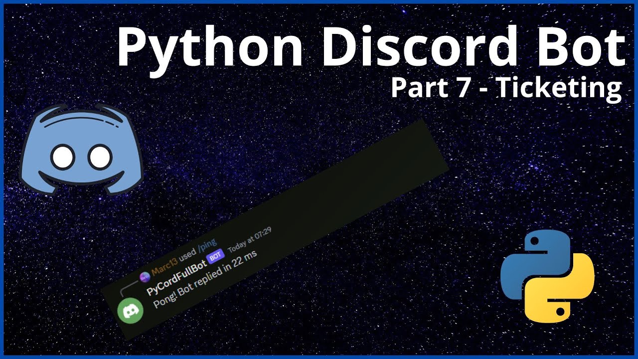 How to create a Discord bot in Python (PyCord) - 2024 - Part 7 - YouTube