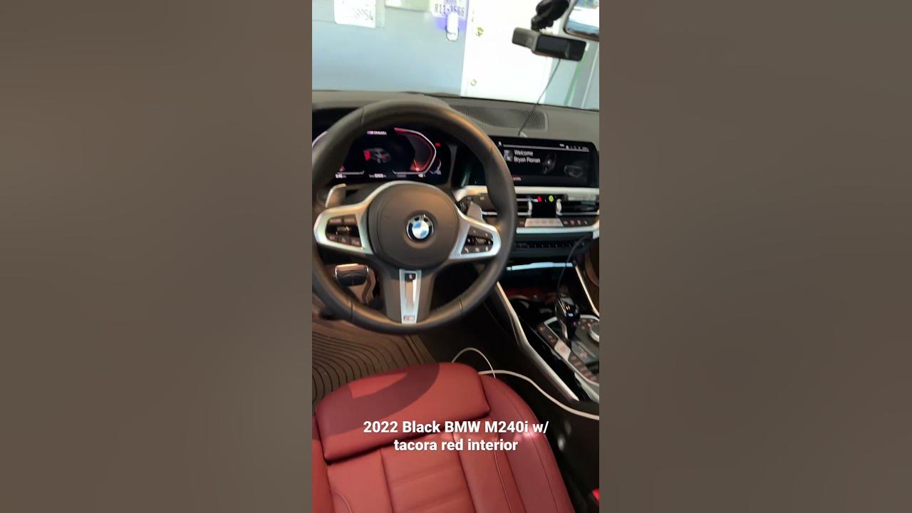 2022 BMW M240i Tacora Red Interior - YouTube