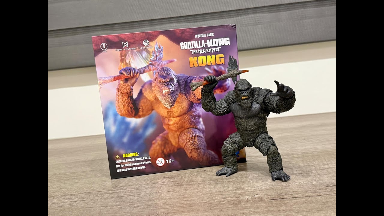 【Hiya Toys】目前做最好的金剛!? 海雅《哥吉拉與金剛：新帝國》金剛｜Kong (2024) ｜Exquisite Basic Series