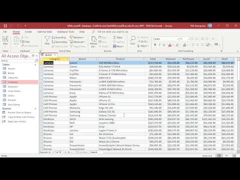 How To Create A Crosstab Query In Design View