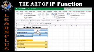 The Art of If Function | How to Create Gratuity Calculator - End of Service calculator. screenshot 4
