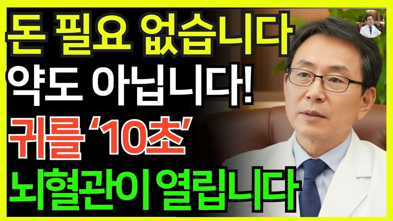 얼굴에 있는 '이곳'을 10초만 당겨보세요. 죽어가던 뇌세포가 즉시 되살아납니다 | 의사가 말하지 않는 뇌의 비밀 | 시니어 건강