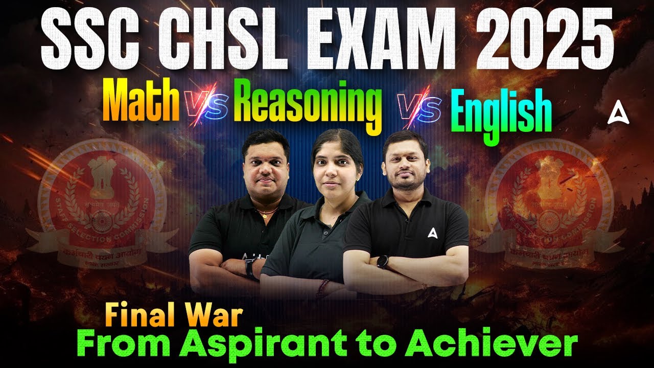 SSC CHSL Marathon Class 2025 | Math, Reasoning & English | Most ...