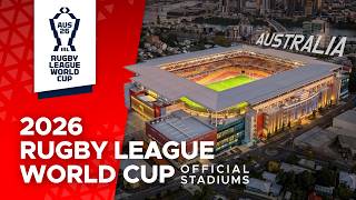 Career Overview 🌏🏆 OFFICIAL STADIUMS of 2026 Rugby League World Cup: Australia - Papua New Guinea - New Zealand