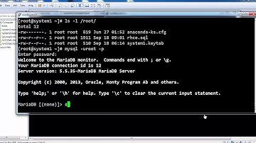 RHCE-7: Backup and restore a database