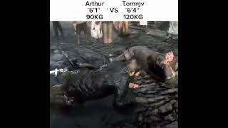 Arthur vs Tommy #game #rdr2 #fyp #reddeadredemption2 #reddeadonline #rdr1 #arthurmorgan #reddead