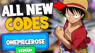 ALL WORKING FREE CODES ONE PIECE ROSE by @AburtROBLOX #WIN $10