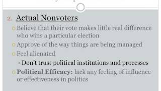Voter Behavior -- Part 1