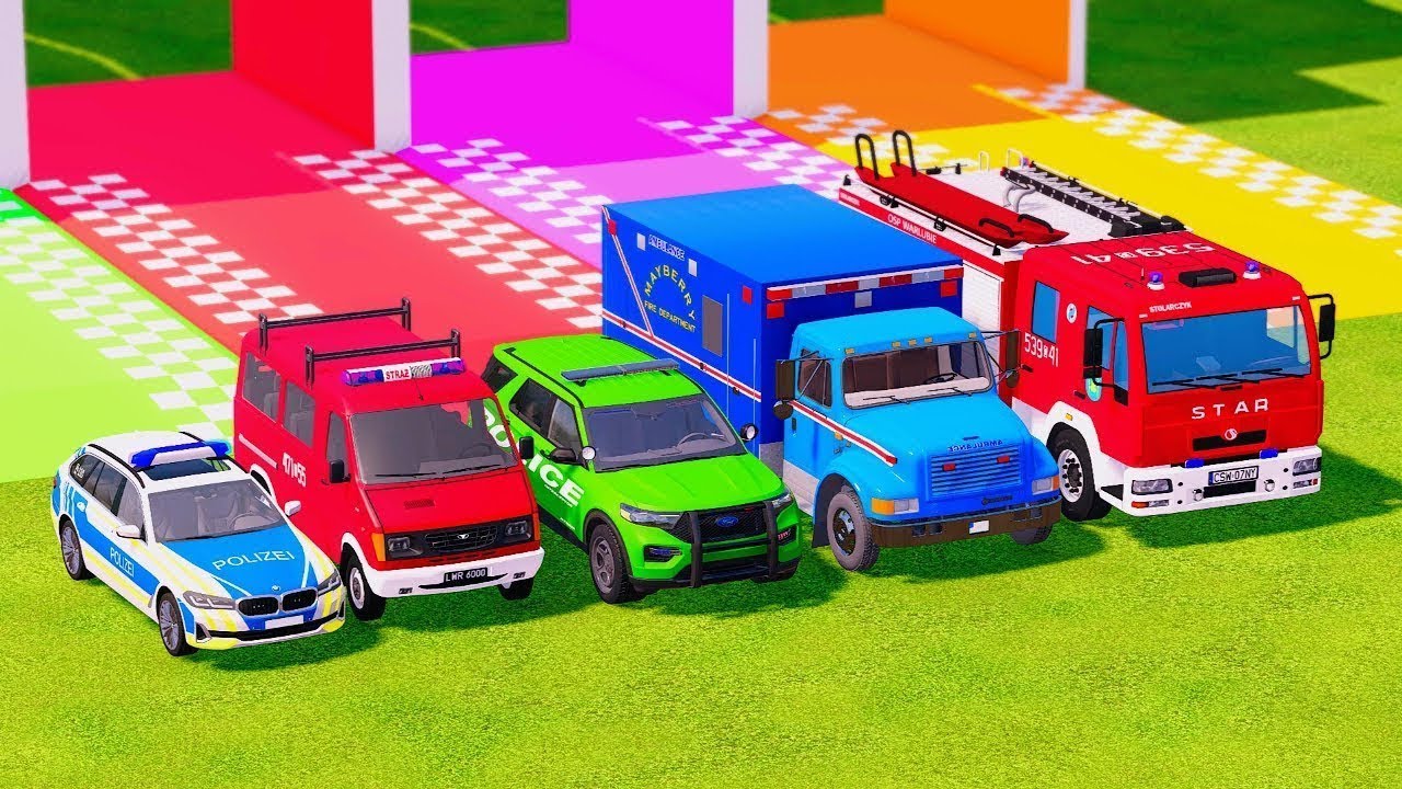 TRANSPORTING TRUCKS, TANKS & MILITARY VEHICLES WITH BIG TOW TRUCKS! Farming Simulator 22