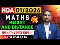 Hight &amp; Distance -1 | NDA Maths Classe | NDA Maths | Maths Classes for NDA | NDA Maths Class