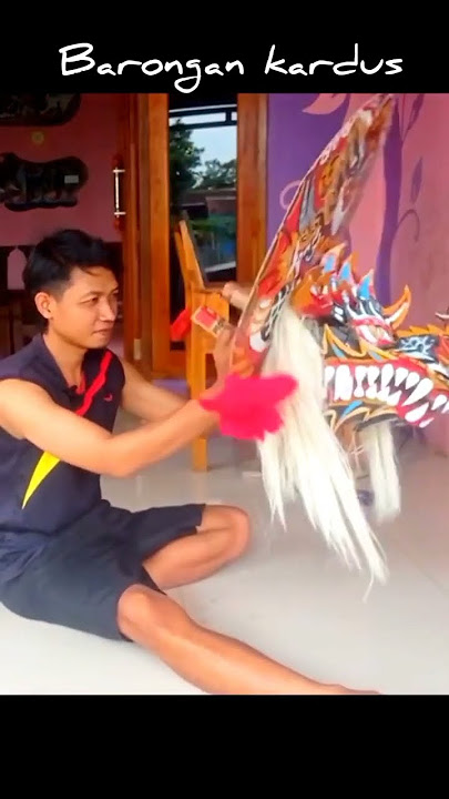 barongan devils dari kardus