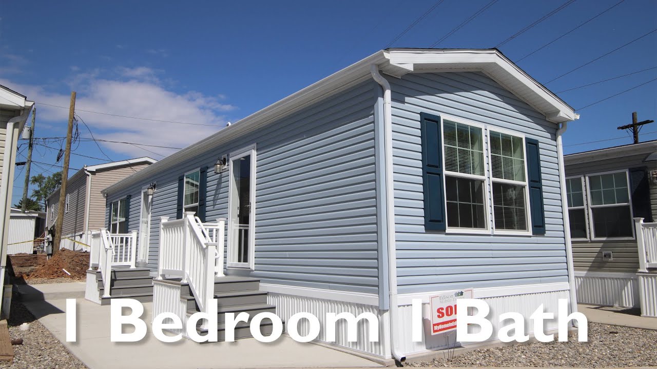 H-9 SOLD House Tour 1 Bedroom 1 Bath Manufactured Home Edison NJ www.MyHomeInEdison.com