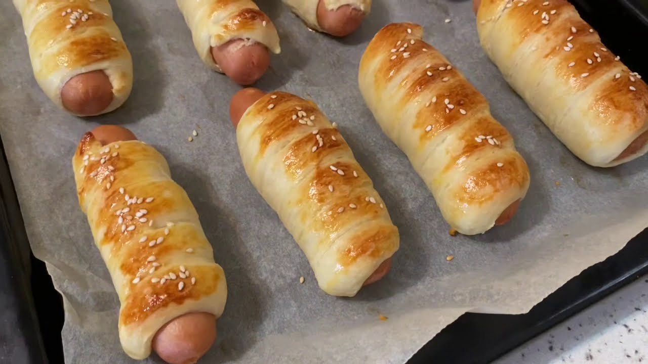 SOSİSKALI BULKA RESEPTİ/ HOT DOG RESEPTİ - YouTube