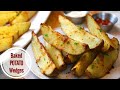 Baked Potato Wedges - Simple and Delicious