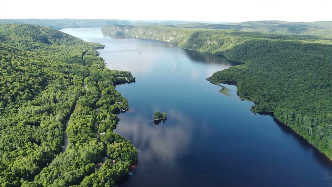 lac Mekinac 270822 dji mini 2 YouTube