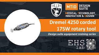 Dremel 4250 corded 175W rotary tool | Design suite equipment training series