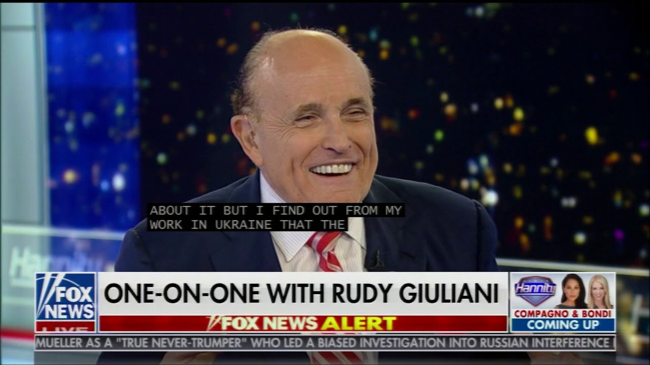 Rudy Giuliani on Hannity: I Would Love to Prosecute the Case. It Would Be a Dream! :)