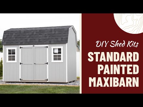 How to Build a Wooden Barn Shed Kit | Standard MaxiBarn Shed Kit w/ Wood Siding