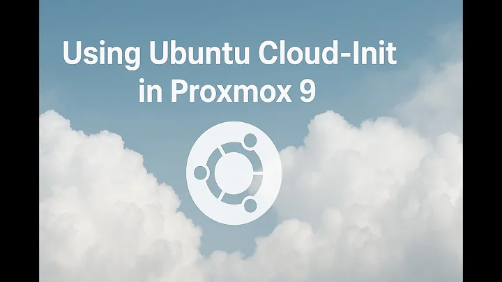 How to Create a Cloud-Init Ubuntu VM in Proxmox VE 9 (Using the New Import Disk Feature!)